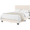 CorLiving Celeste Cream Boucle Bed - Image 2 of 9