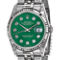 Rolex Men's Swiss Crown USA Independently Certified Green Dial Watch (Pre-owned) - Image 3 of 9