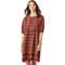 SOHO Emma & Michele Tie-Neck Printed Tunic Dress - Image 1 of 4