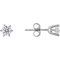 14K Gold 1 CTW Diamond Solitaire Stud Earrings - Image 2 of 2