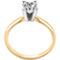 14K Gold 1/4 Ct. Princess Cut Diamond Solitaire Ring - Image 2 of 2