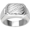 Stainless Steel Flip Dad Diamond Accent Ring - Image 2 of 2