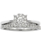 10K White Gold 5/8 CTW Round Diamond Bridal Set - Image 1 of 2