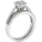 10K White Gold 5/8 CTW Round Diamond Bridal Set - Image 2 of 2