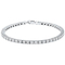 Sterling Silver 1/2 CTW Classic Diamond Bracelet - Image 1 of 2