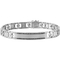 10K White Gold 1/6 CTW Enhanced Black Diamond ID Bracelet - Image 1 of 2