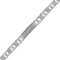 10K White Gold 1/6 CTW Enhanced Black Diamond ID Bracelet - Image 2 of 2