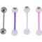 14G Crystal Tongue Rings Set 4 pk. - Image 1 of 2