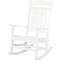 Hanover Outdoor Pineapple Cay All-Weather Rocking Chair, White - Image 1 of 2