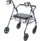 Drive Medical Heavy Duty Rollator Rolling Walker with Large Padded Seat, Blue - Image 2 of 4