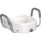 Drive Medical Premium Plastic Raised Toilet Seat with Lock and Padded Armrests - Image 1 of 3
