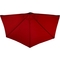 Pure Garden 9 ft. Half Round Aluminum Patio Umbrella  - Image 3 of 4