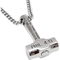 Shields of Strength Men's Stainless Steel Sledgehammer Pendant Necklace Phil 4:13 - Image 2 of 2