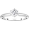 14K Gold 1/4 Ct. Round Solitaire Ring, Size 7 - Image 1 of 2