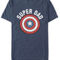 Mad Engine Mens Marvel SUPER DAD T-Shirt - Image 1 of 2