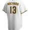 Nike Men's Manny Machado White San Diego Padres Alternate Replica Player Jersey - Image 4 of 4