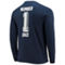 Fanatics Men's Navy Dallas Cowboys #1 Dad Long Sleeve T-Shirt - Image 4 of 4