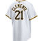 Nike Men's Roberto Clemente White Pittsburgh Pirates Home Replica Player Name Jersey - Image 4 of 4