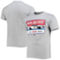 Checkered Flag Sports Men's Heathered Gray Wood Brothers Racing Vintage T-Shirt - Image 1 of 4