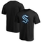 Fanatics Branded Men's Black Seattle Kraken Primary Logo T-Shirt - Image 1 of 4