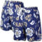 Wes & Willy Men's Navy Navy Midshipmen Floral Volley Logo Swim Trunks - Image 1 of 4