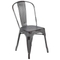 Flash Furniture Distressed Metal Indoor-Outdoor Chair - Image 2 of 5