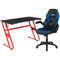 Flash Furniture Gaming Desk and Racing Chair Set with Cup Holder and Headphone Hook - Image 2 of 5