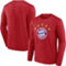 Fanatics Branded Men's Red Bayern Munich 5-Star Crest Long Sleeve T-Shirt - Image 1 of 4