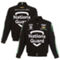 JH Design Men's Black Kyle Larson Nations Guard Twill Uniform Full-Snap Jacket - Image 1 of 4