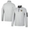 Colosseum Men's Heathered Gray/Black Army Black Knights Country Club Windshirt Quarter-Zip Jacket - Image 1 of 4