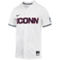 Nike Men's White UConn Huskies Replica Full-Button Baseball Jersey - Image 3 of 4