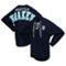 Fanatics Branded Women's Deep Sea Blue Seattle Kraken Spirit Lace-Up V-Neck Long Sleeve Jersey T-Shirt - Image 2 of 4