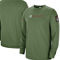 Nike Men's Olive Ohio State Buckeyes Military Pullover Sweatshirt - Image 1 of 4