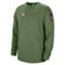 Nike Men's Olive Ohio State Buckeyes Military Pullover Sweatshirt - Image 3 of 4