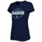 Concepts Sport Women's Deep Sea Blue/Gray Seattle Kraken Badge T-Shirt & Pants Sleep Set - Image 3 of 4