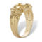 Men's Solid 10k Yellow Gold Nugget Ring - Image 2 of 5