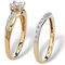 1/4 TCW Round Diamond 2-Piece Bridal Set in Solid 10K Gold - Image 2 of 5