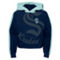 Outerstuff Girls Youth Deep Sea Blue Seattle Kraken Record Setter Pullover Hoodie - Image 3 of 4