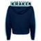 Outerstuff Girls Youth Deep Sea Blue Seattle Kraken Record Setter Pullover Hoodie - Image 4 of 4