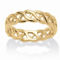 Gold-Plated Braided Link Ring - Image 1 of 5
