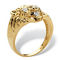 Men's Diamond Accent Solid 10k Yellow Gold Lion's Head Ring - Image 2 of 5