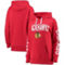 G-III 4Her by Carl Banks Women's Red Chicago Blackhawks Extra Inning Pullover Hoodie - Image 2 of 4