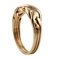 Commitment Symbol Braided Puzzle Ring in Solid 10k Yellow Gold - Image 2 of 5