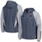 adidas Men's Charcoal Inter Miami CF All-Weather Raglan Hoodie Full-Zip Jacket - Image 1 of 2