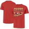 '47 Men's Red Kansas City Chiefs Chiefs Kingdom Regional Franklin T-Shirt - Image 1 of 4