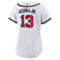 Nike Women's Ronald Acuna Jr. White Atlanta Braves Home Replica Player Jersey - Image 4 of 4