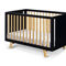 Suite Bebe Livia 3-in-1 Convertible Island Crib Black/Natural - Image 3 of 5