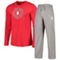 Concepts Sport Men's Red/Gray Liverpool Meter Long Sleeve T-Shirt & Pants Sleep Set - Image 1 of 4