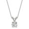 Charles & Colvard 0.50cttw Moissanite Solitaire Pendant in 14k Yellow Gold - Image 1 of 5