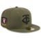 New Era Men's Green Minnesota Twins 2023 Armed Forces Day On-Field 59FIFTY Fitted Hat - Image 1 of 4